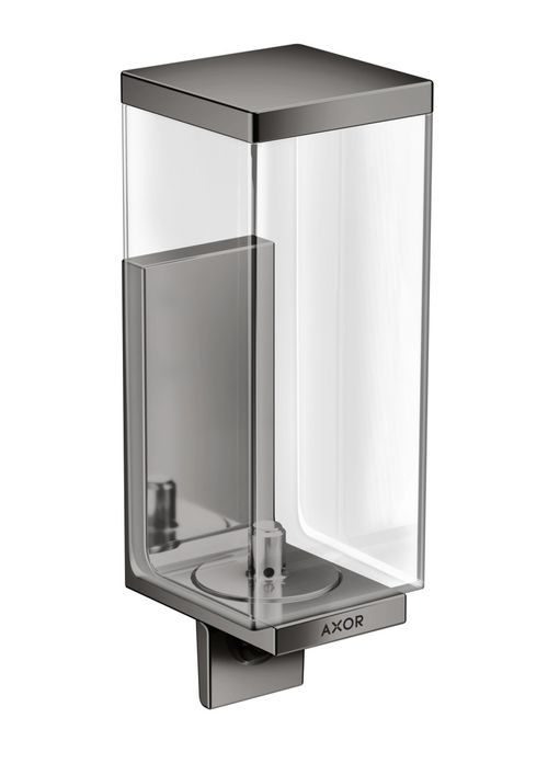 AXOR-HG-AXOR-Universal-Rectangular-Lotionspender-Polished-Black-Chrome-42610330 gallery number 1